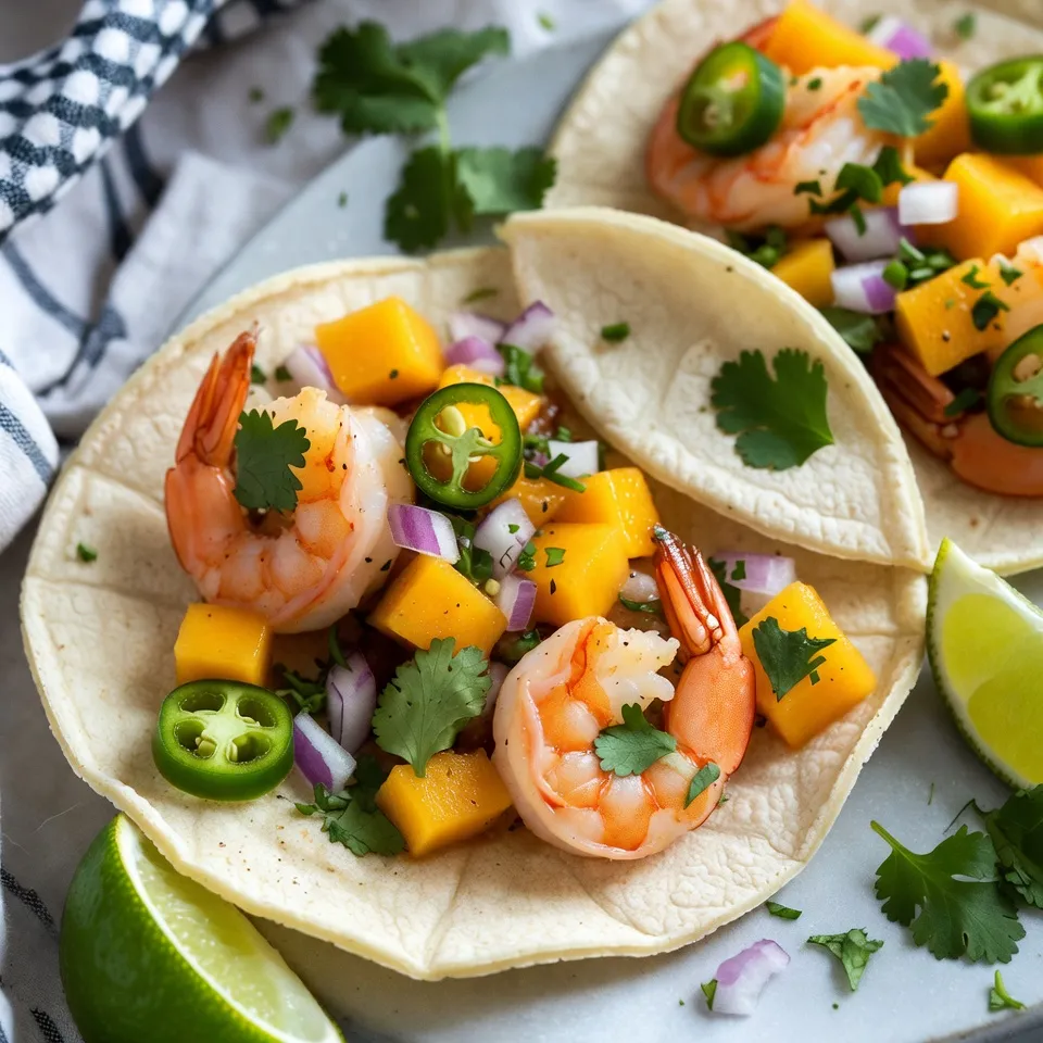 Spicy Mango Shrimp Tacos Flavorful and Fresh Meal