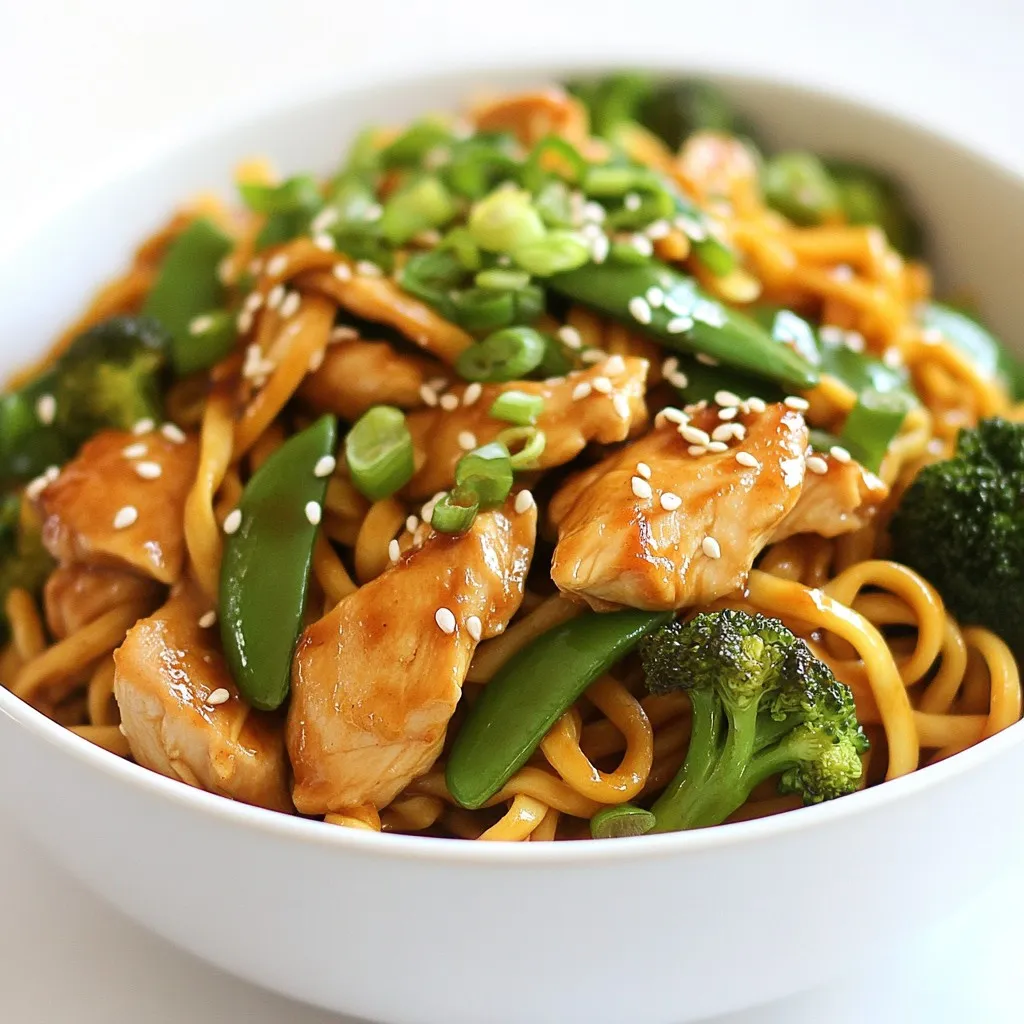 Easy Chicken Lo Mein Quick and Tasty Dinner Option