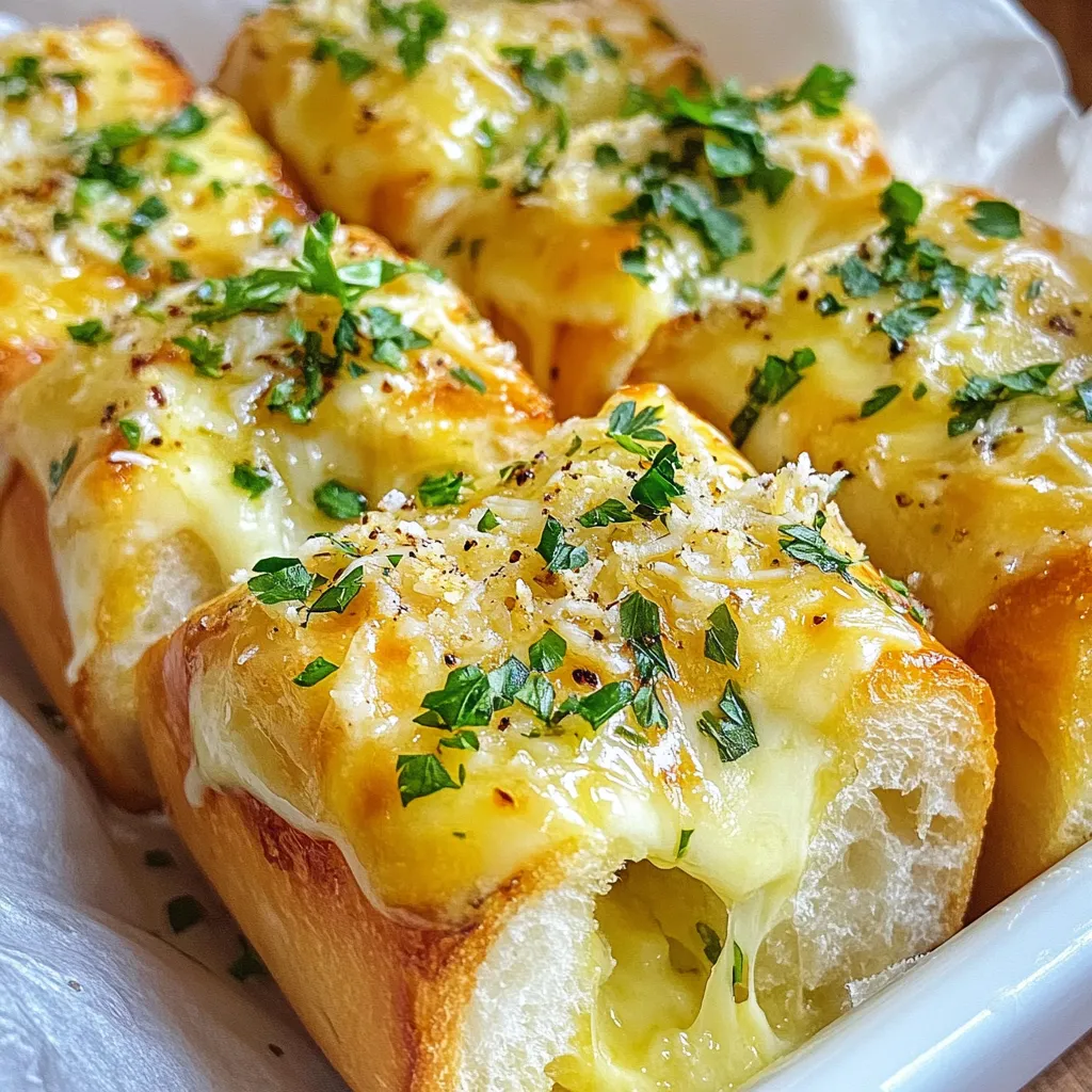 Cheesy Hawaiian Roll Garlic Bread Irresistible Treat