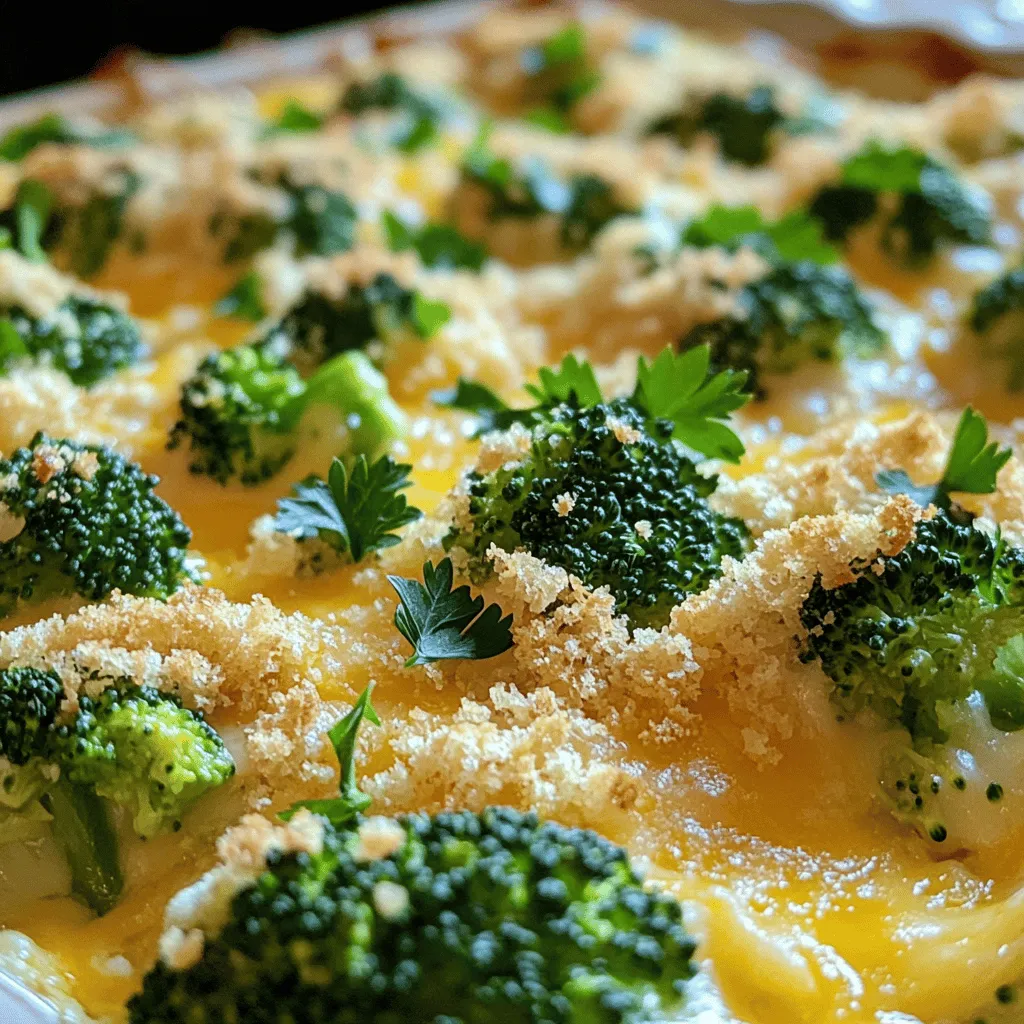 Cheesy Broccoli Cheddar Rice Casserole Delight