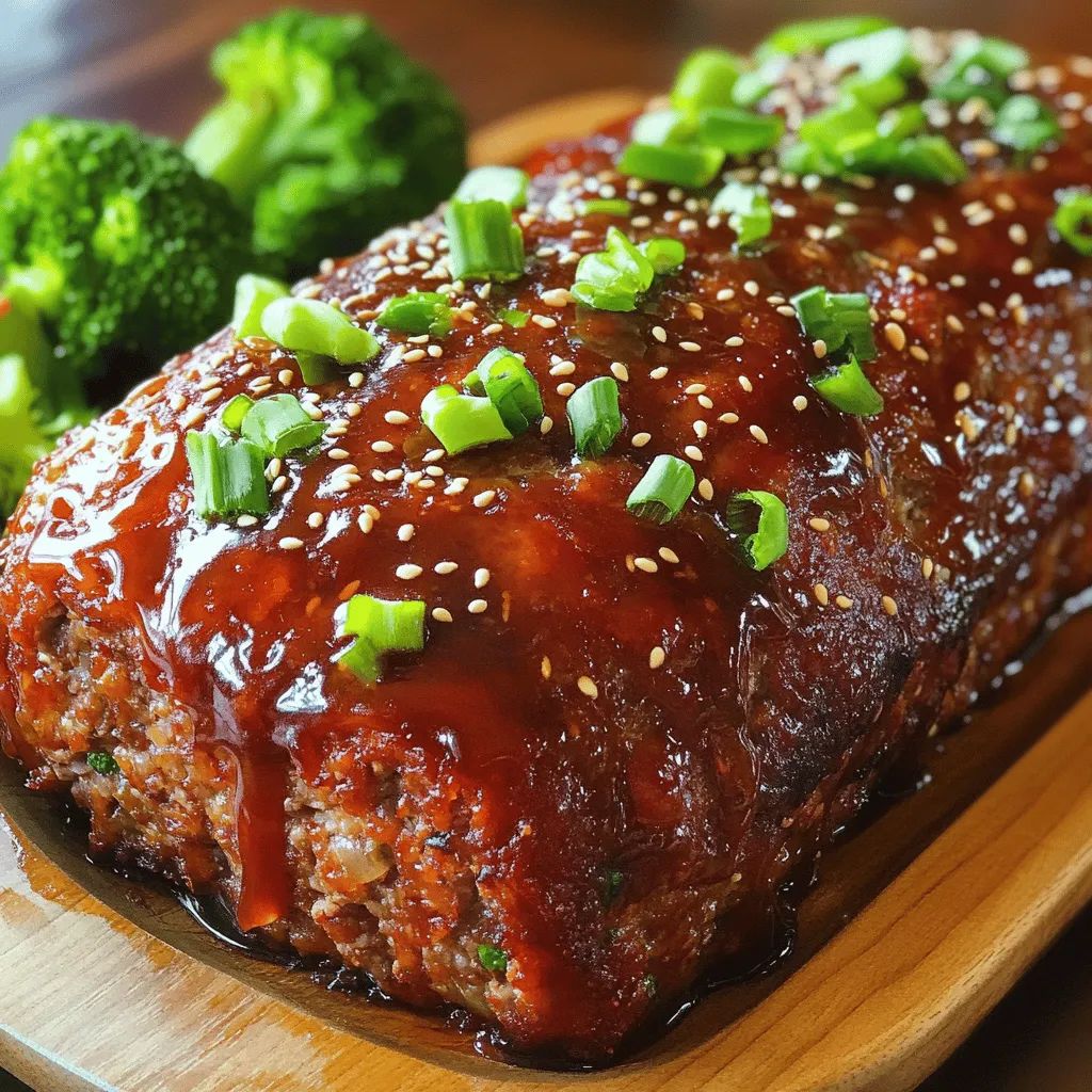 Teriyaki Glazed Meatloaf Flavorful Comfort Food Recipe