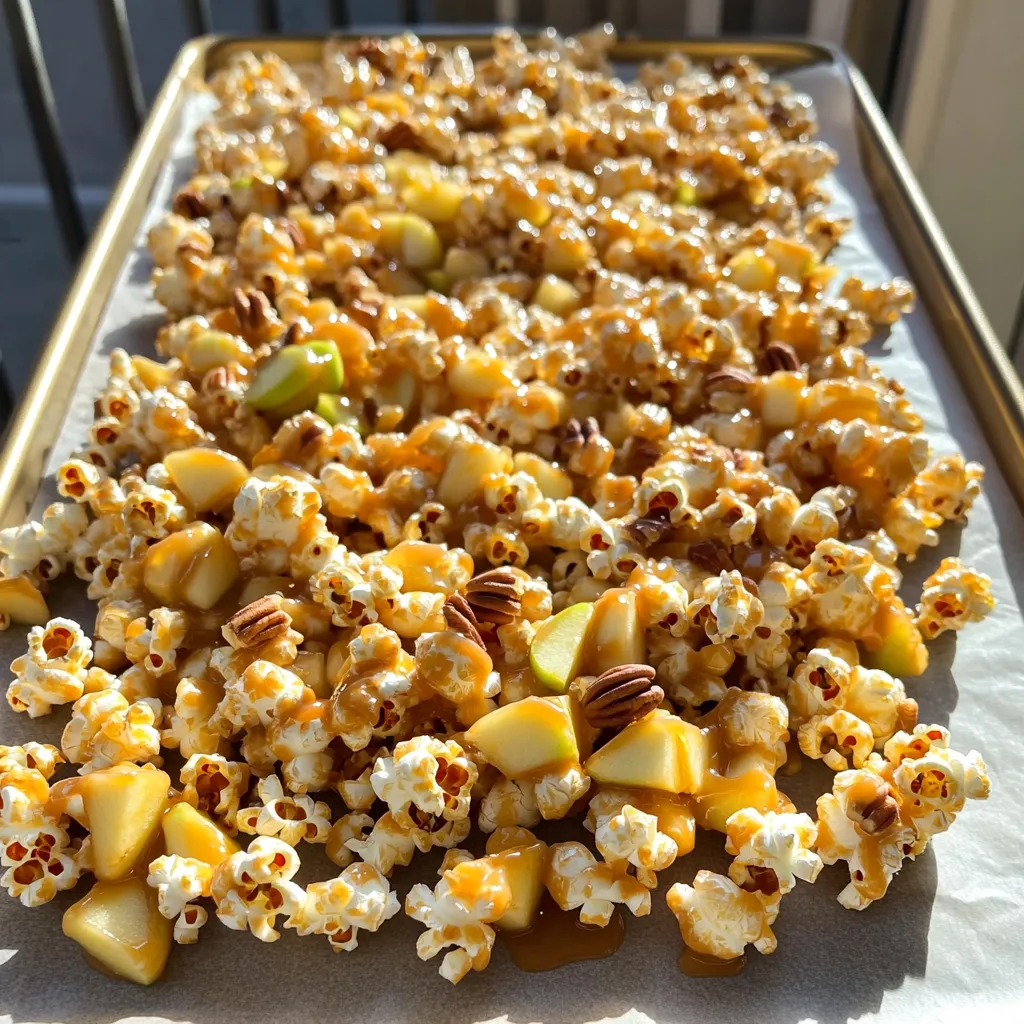 Caramel Apple Popcorn Crunch Irresistible Snack Treat