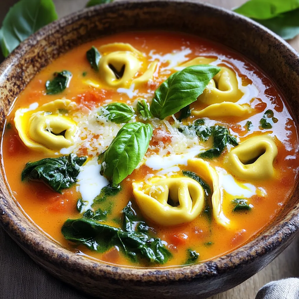 Creamy Tomato Tortellini Soup Simple and Satisfying