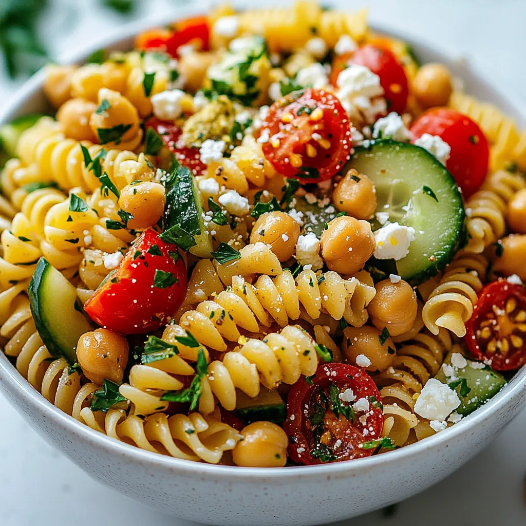 High Protein Pasta Salad Quick and Easy Recipe