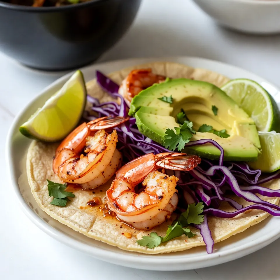 Minute Garlic Shrimp Tacos Quick and Easy Recipe