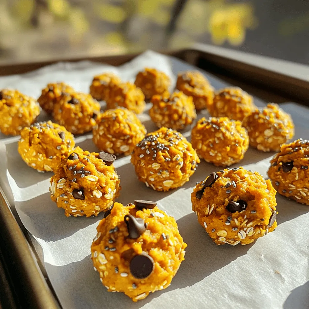 No-Bake Pumpkin Oatmeal Cookie Dough Bites Delight