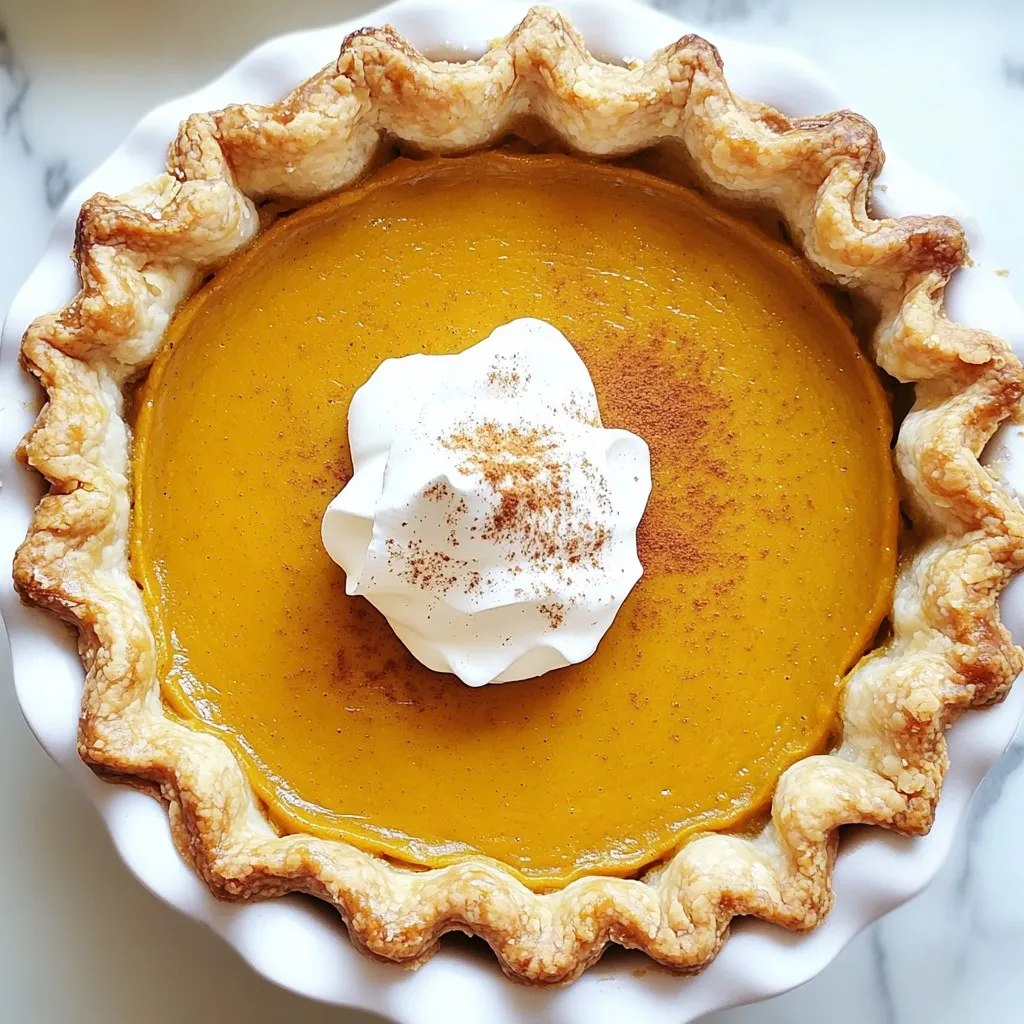 Classic Homemade Pumpkin Pie Irresistible and Simple