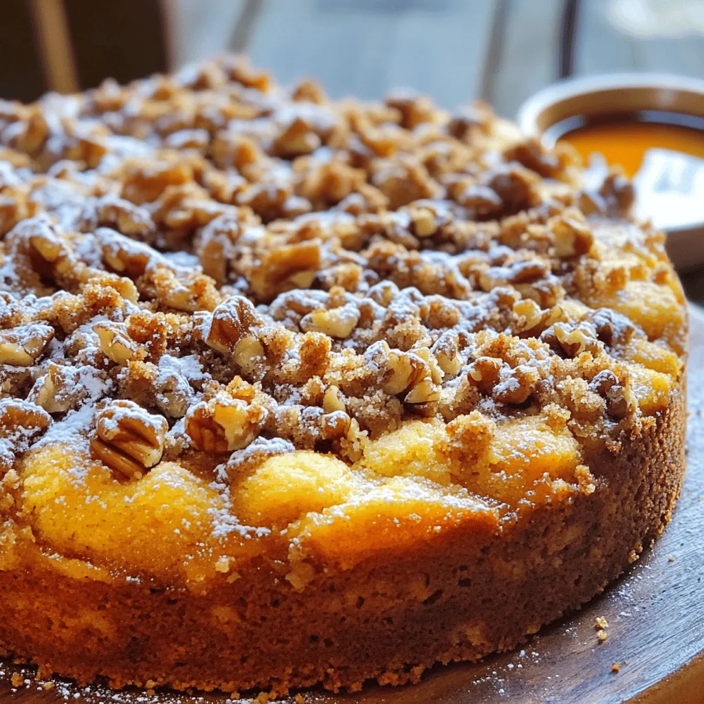 Bakery Style Maple Walnut Coffee Cake Delightful Recipe