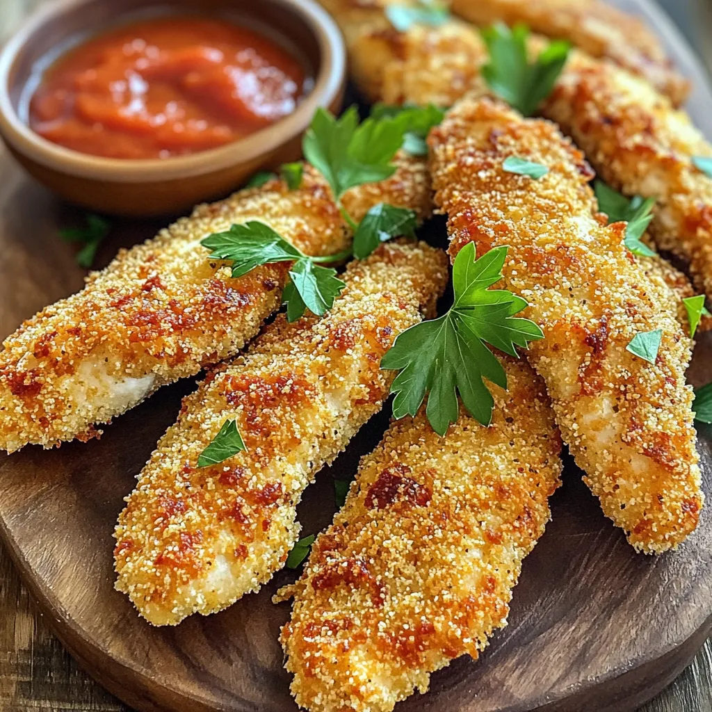 Air Fryer Parmesan Chicken Strips Crispy Delight