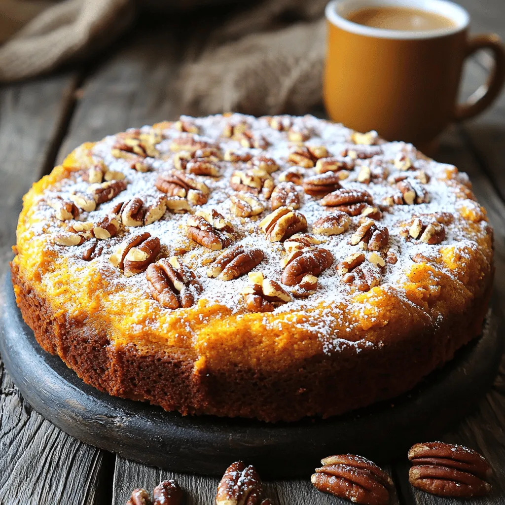 Pumpkin Pecan Coffee Cake Delightful Autumn Treat
