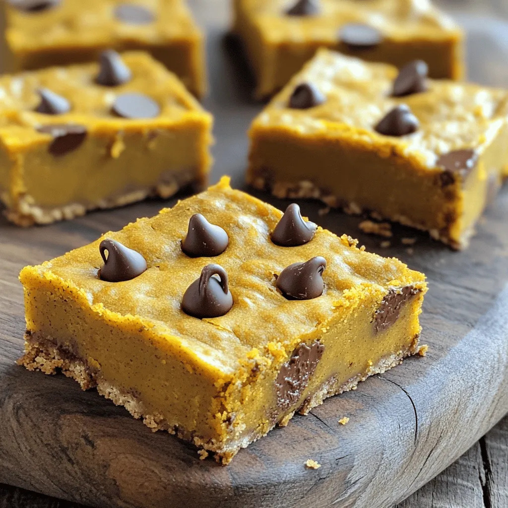Pumpkin Chocolate Chip Bars Tasty and Easy Recipe