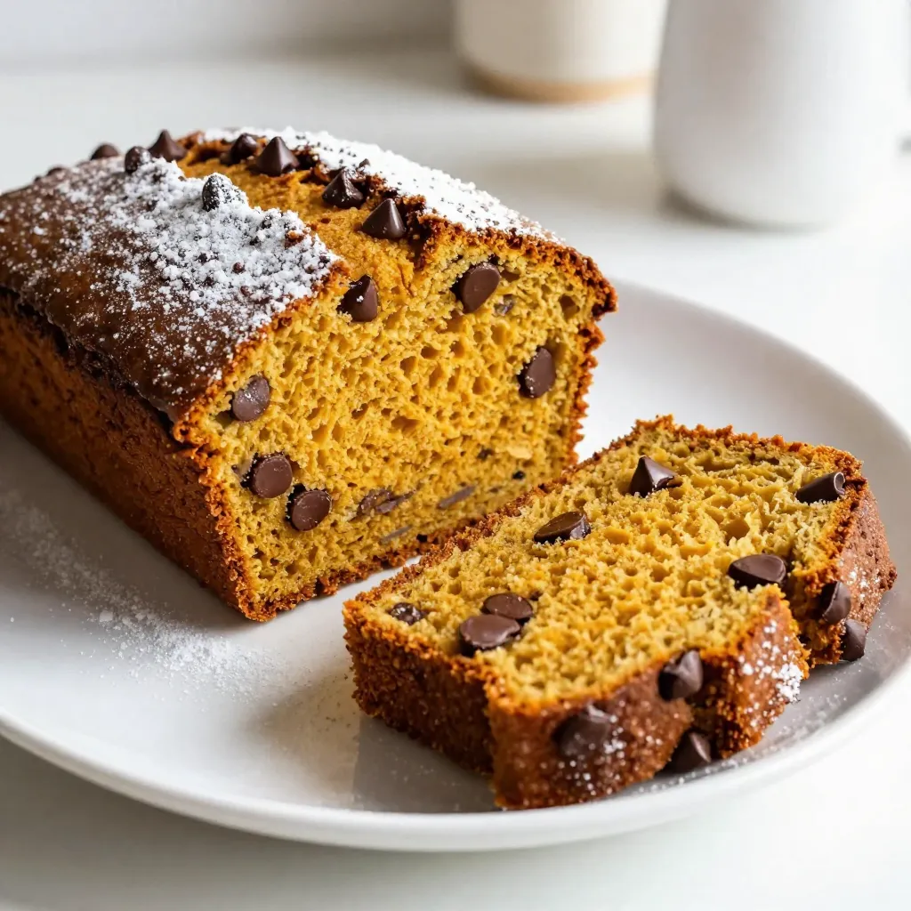 Chocolate Chip Pumpkin Bread Delicious Fall Delight