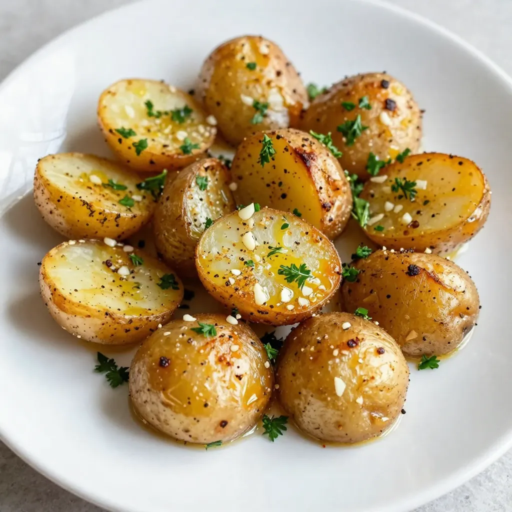Garlic Herb Roasted Potatoes Simple and Tasty Dish