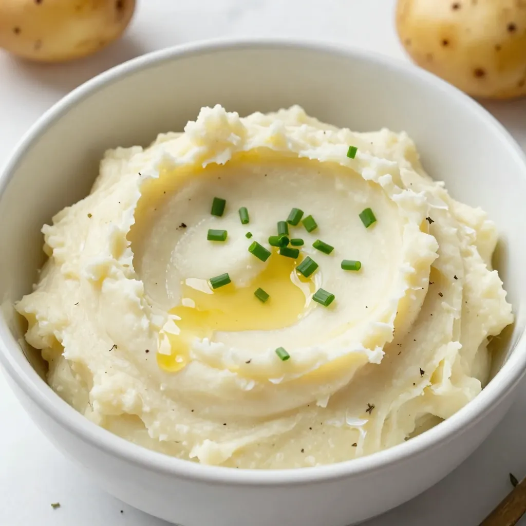 Buttery Herb Garlic Mashed Potatoes Delightful Recipe