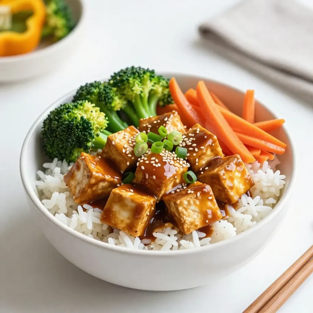 Teriyaki Tofu Rice Bowls Flavorful and Easy Recipe