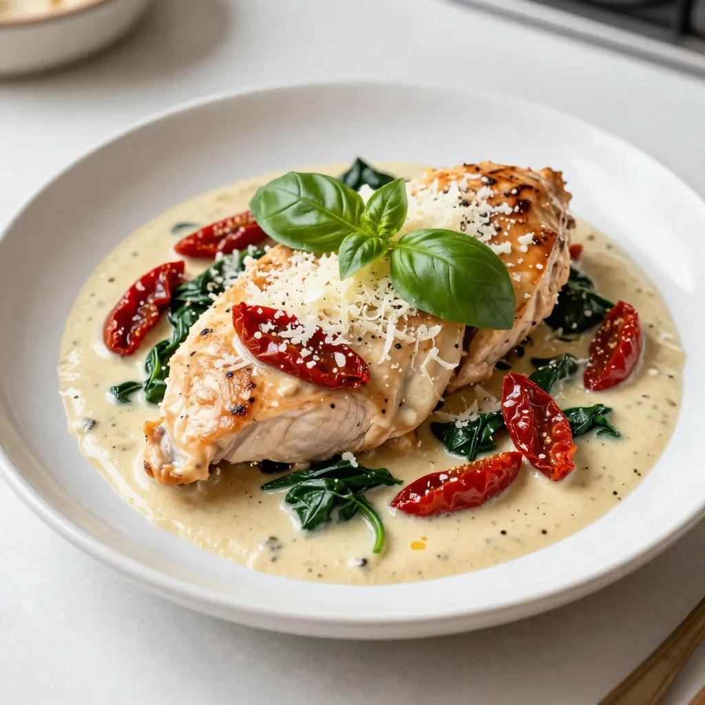 Creamy Sun-Dried Tomato Chicken Flavorful Dish Easy