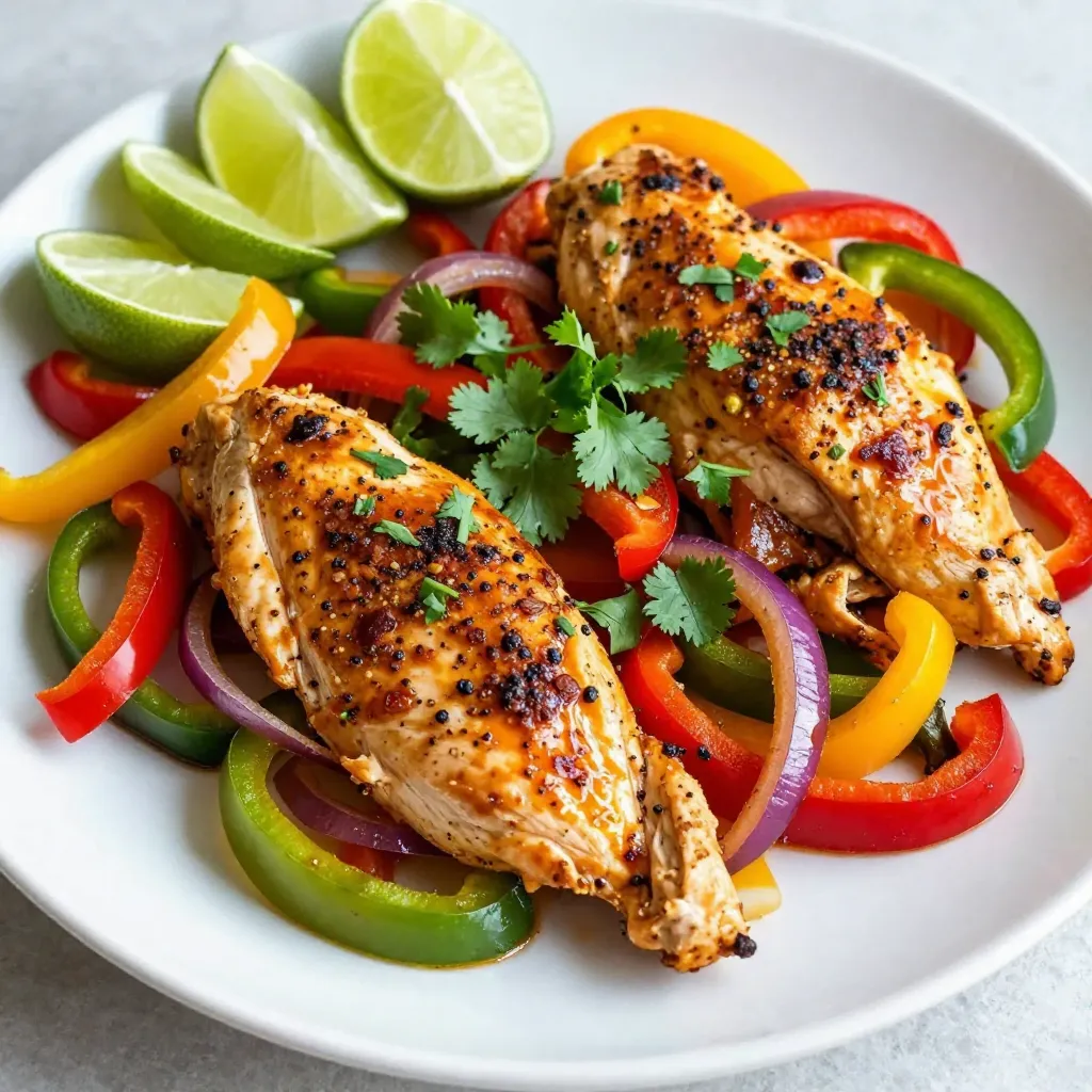 Sheet Pan Fajita Chicken Quick and Flavorful Dinner