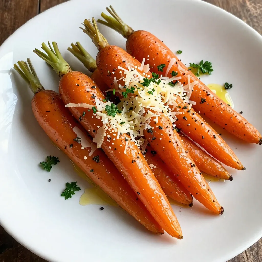 Parmesan Herb Roasted Carrots Flavorful and Easy Side