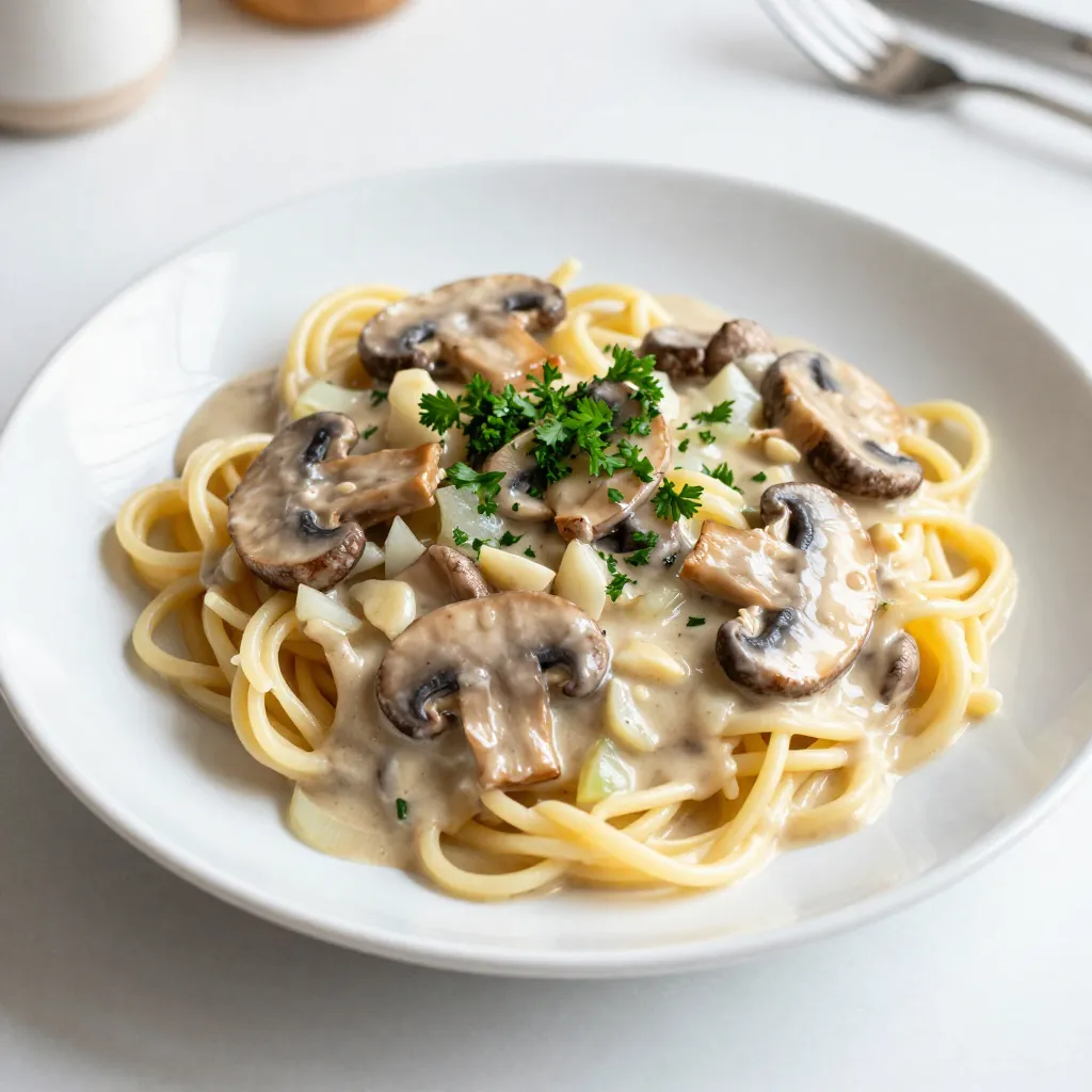 Creamy Mushroom Stroganoff Flavorful and Hearty Meal