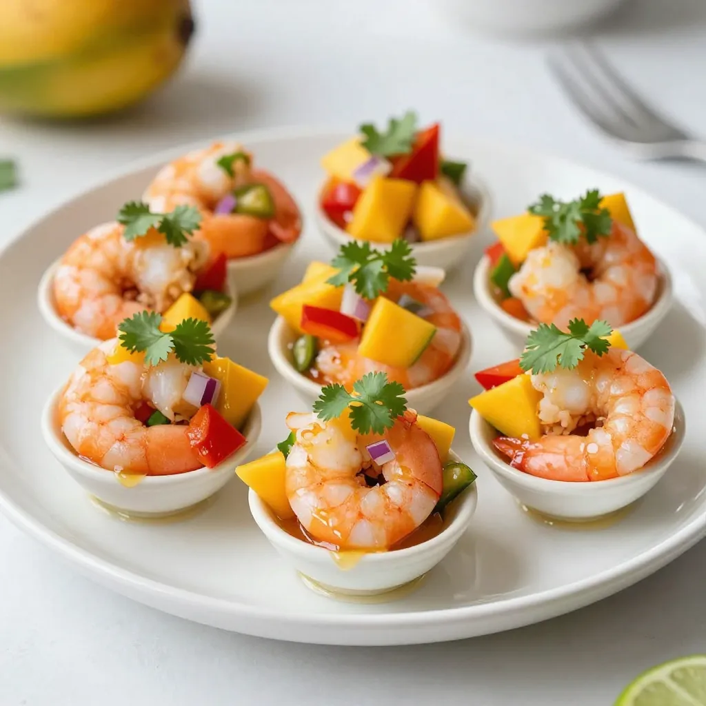 Mango Salsa Shrimp Cups Flavorful and Fresh Appetizer