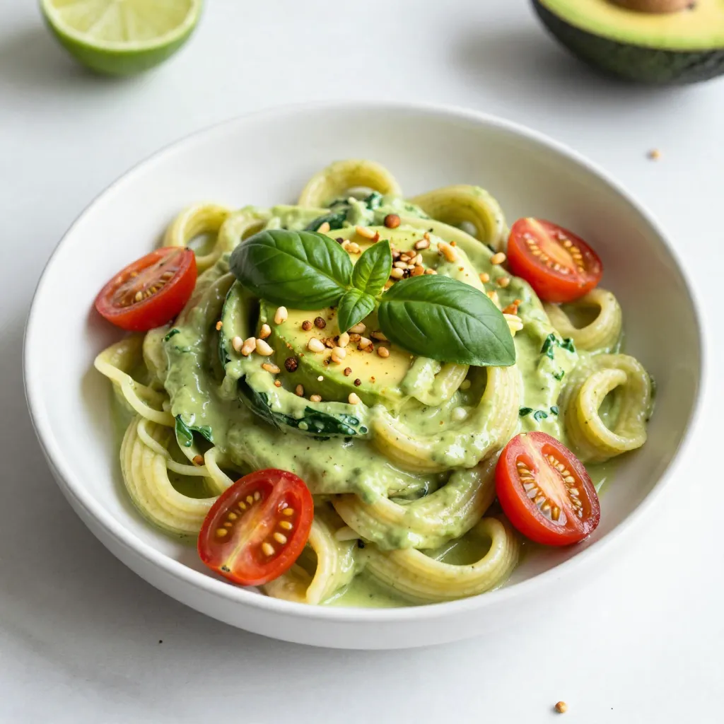Avocado Lime Green Goddess Pasta Fresh and Healthy Dish
