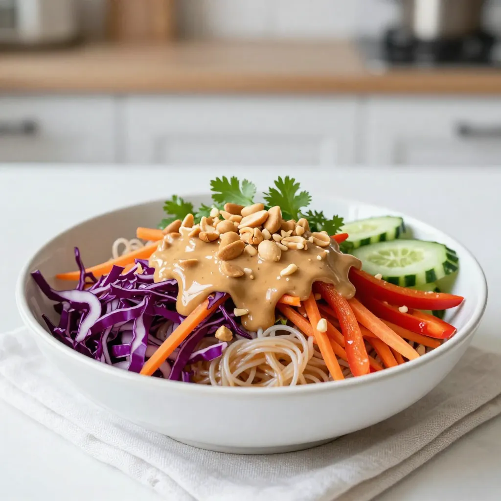 Thai Peanut Noodle Salad Vibrant and Flavorful Dish