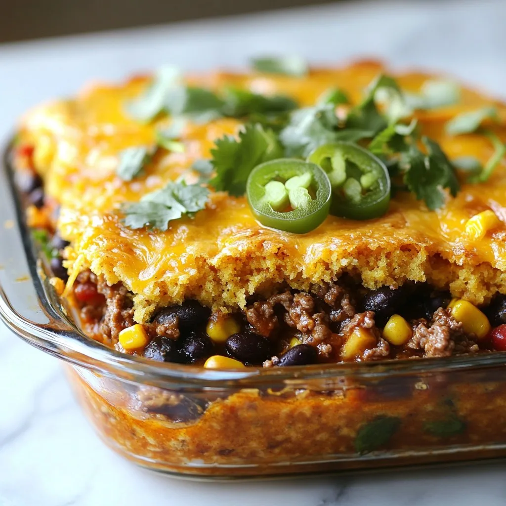 Texas Tamale Pie Casserole Flavorful and Simple Dish