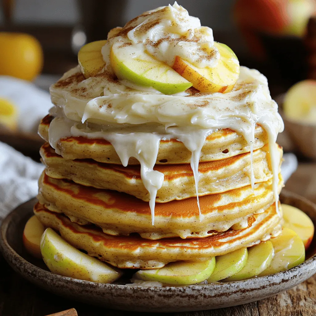 Apple Cinnamon Roll Pancakes Delightful Breakfast Treat
