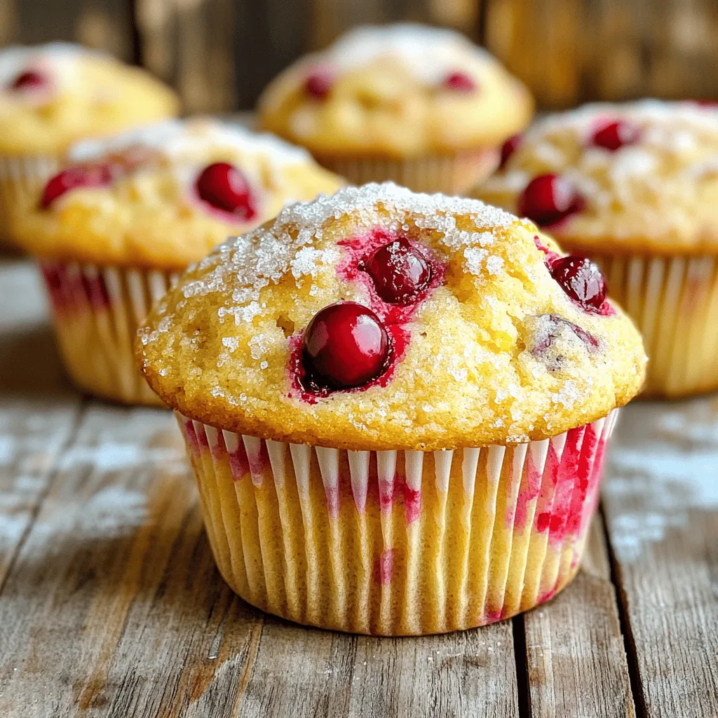 Cranberry Orange Muffins Delightful and Flavorful Treat