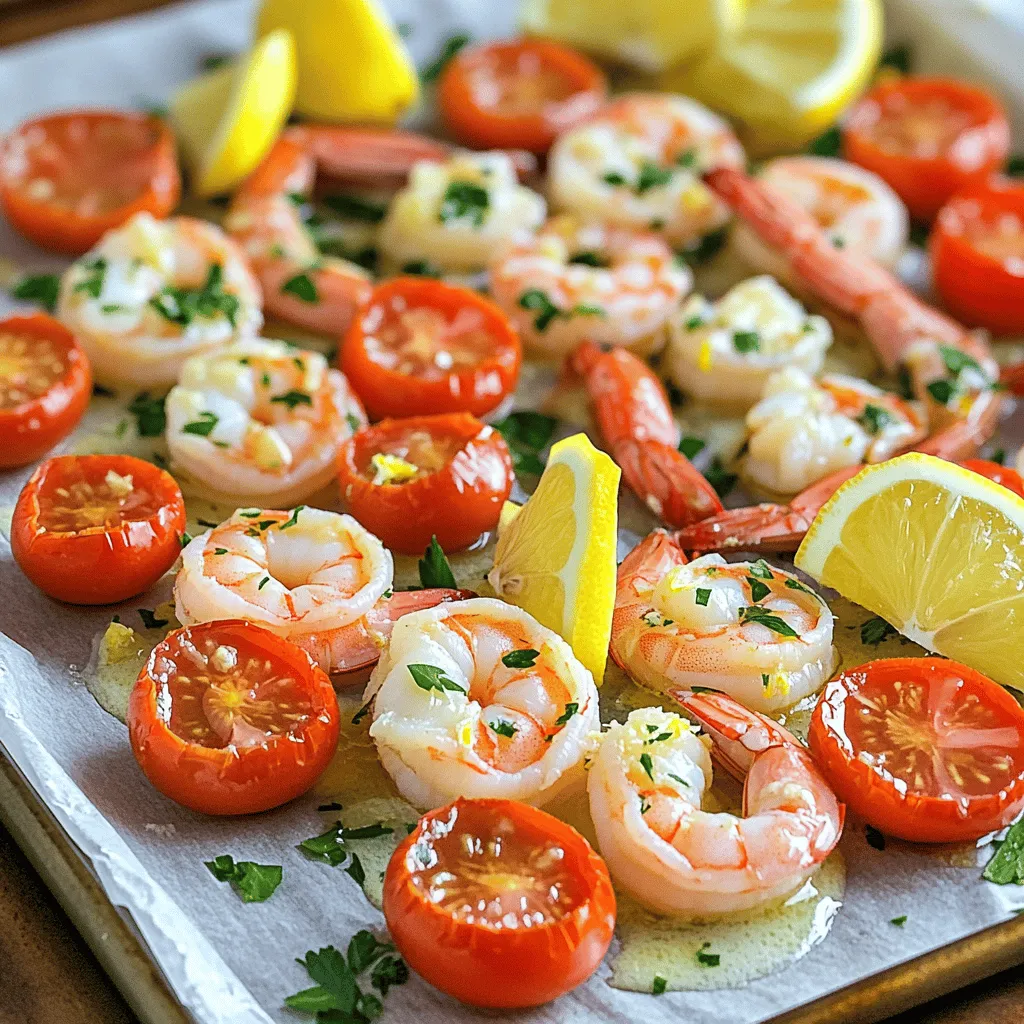 Sheet Pan Garlic Butter Shrimp Scampi Delight
