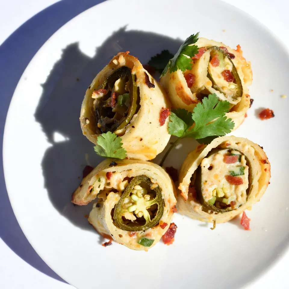 Cheesy Jalapeño Popper Pinwheels Flavorful Snack Treat
