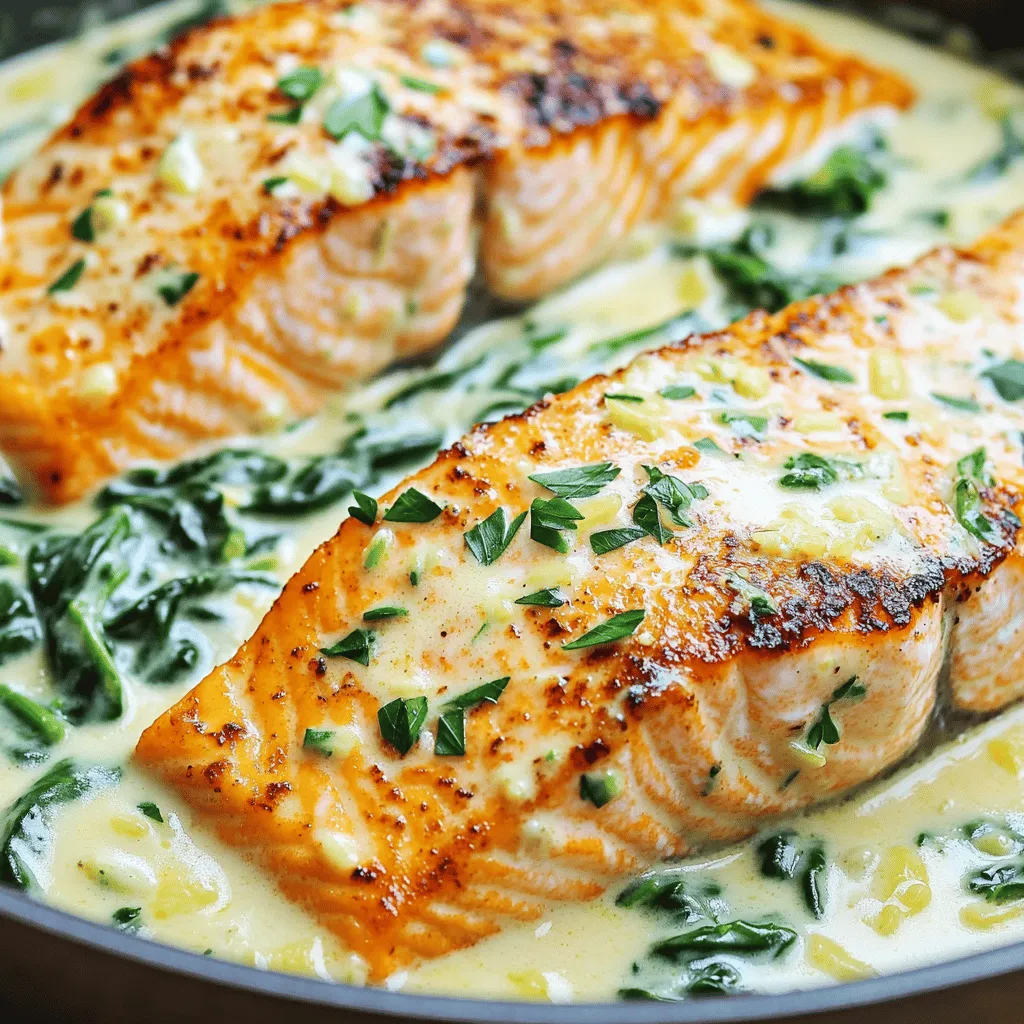 Creamy Garlic Parmesan Salmon Skillet Simple Recipe