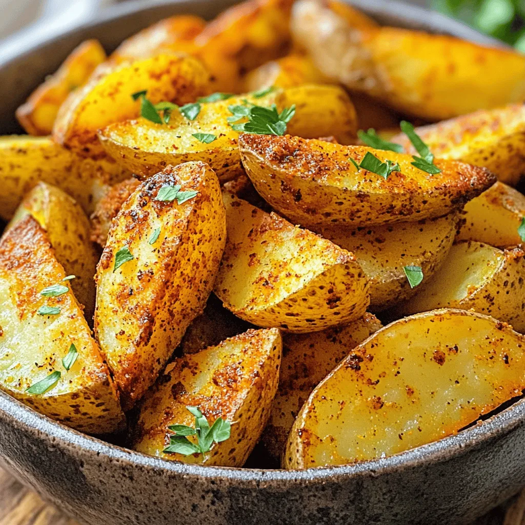 Air Fryer Cajun Potato Wedges Crispy and Flavorful