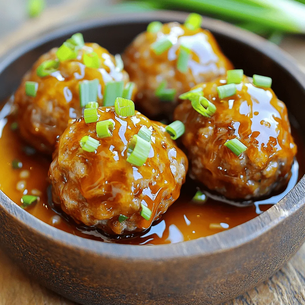 Honey Garlic Air Fryer Meatballs Quick and Easy Recipe