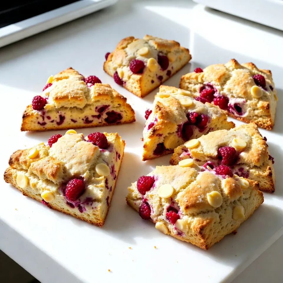 Raspberry White Chocolate Scones Cozy and Delicious Treat
