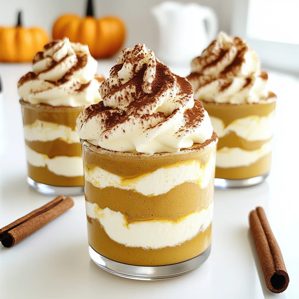 Pumpkin Latte Tiramisu Cups Delightful Easy Dessert