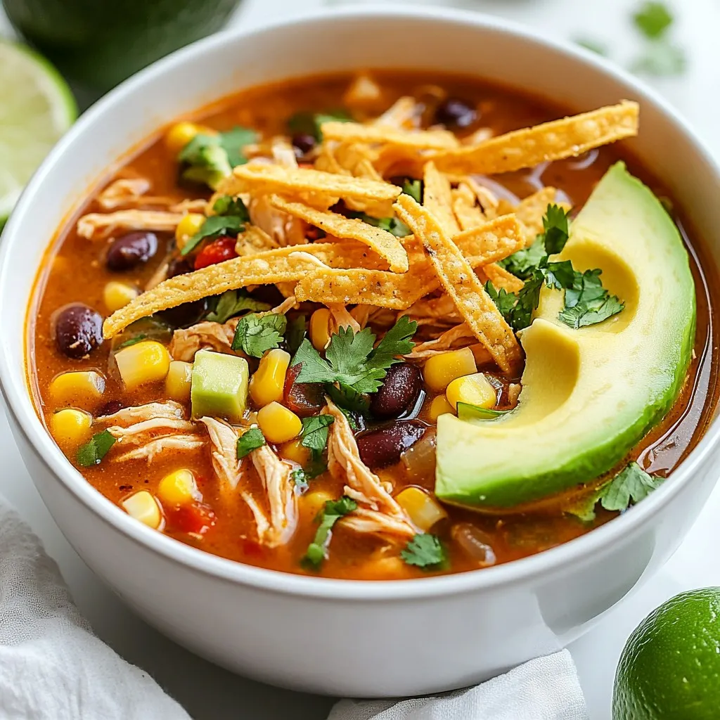 Instant Pot Chicken Tortilla Soup Flavorful and Quick