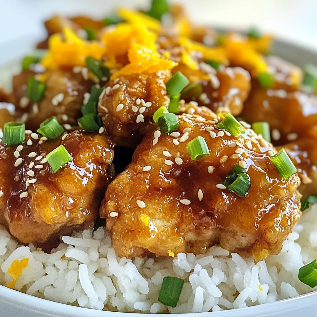 Easy Orange Chicken with Honey Flavorful Delight