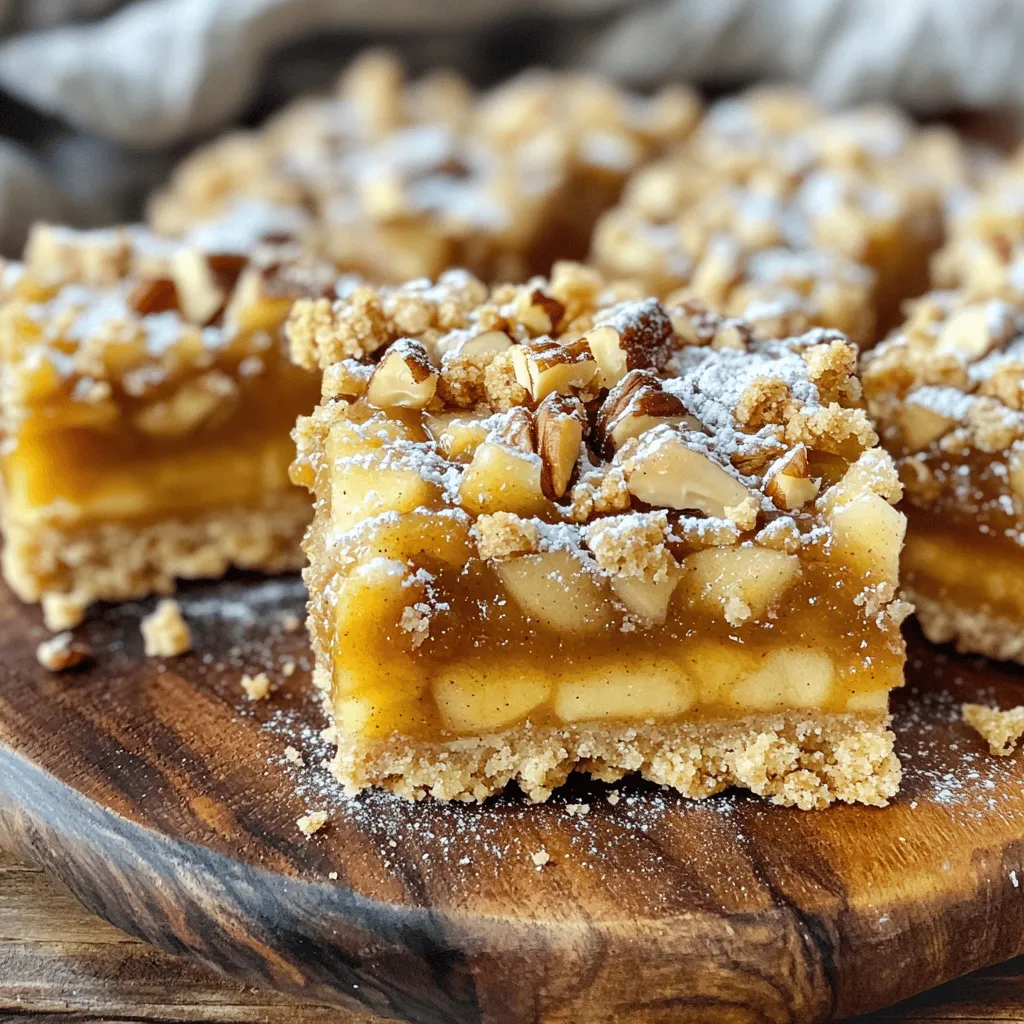 Apple Butter Crumble Bars Rich and Cozy Delight