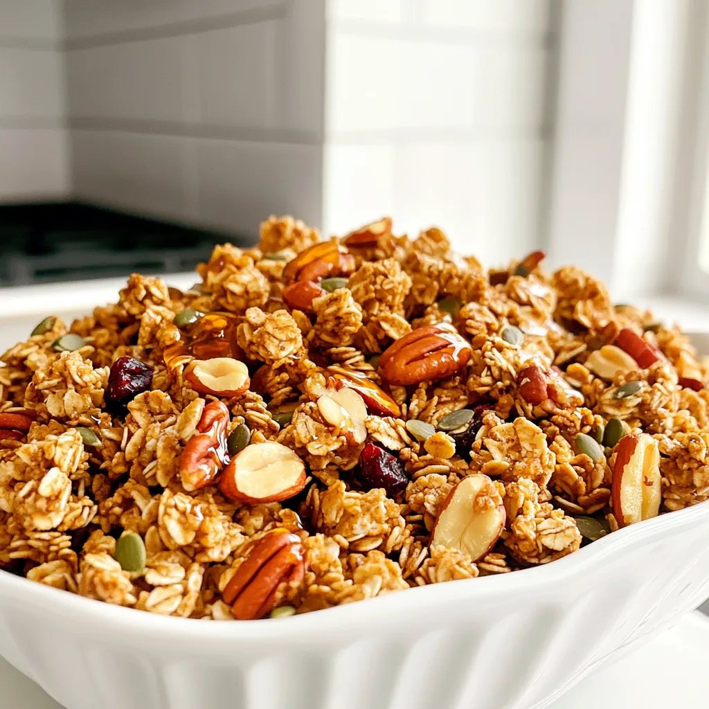 Maple Pecan Granola Clusters Crunchy and Nutritious