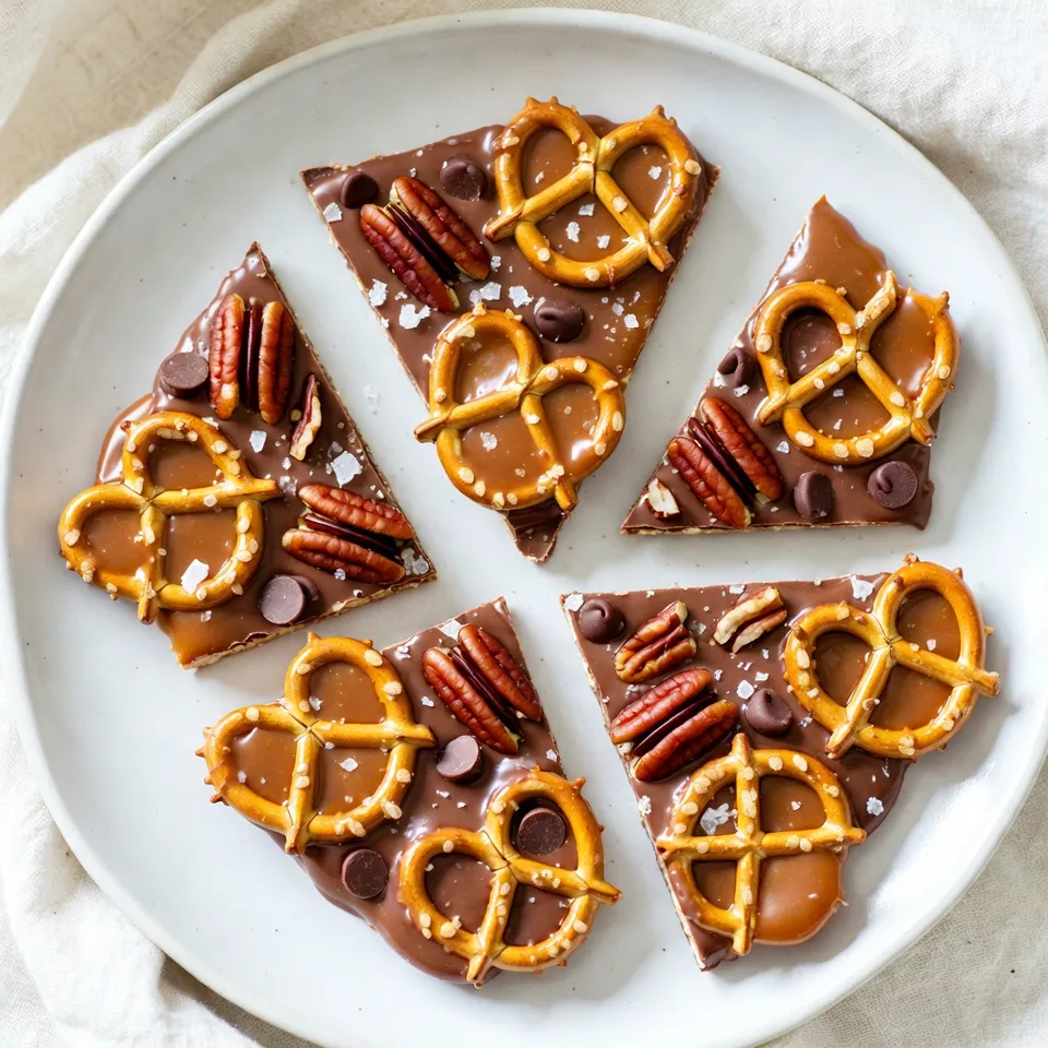 Salted Caramel Pretzel Bark Irresistible Sweet Snack
