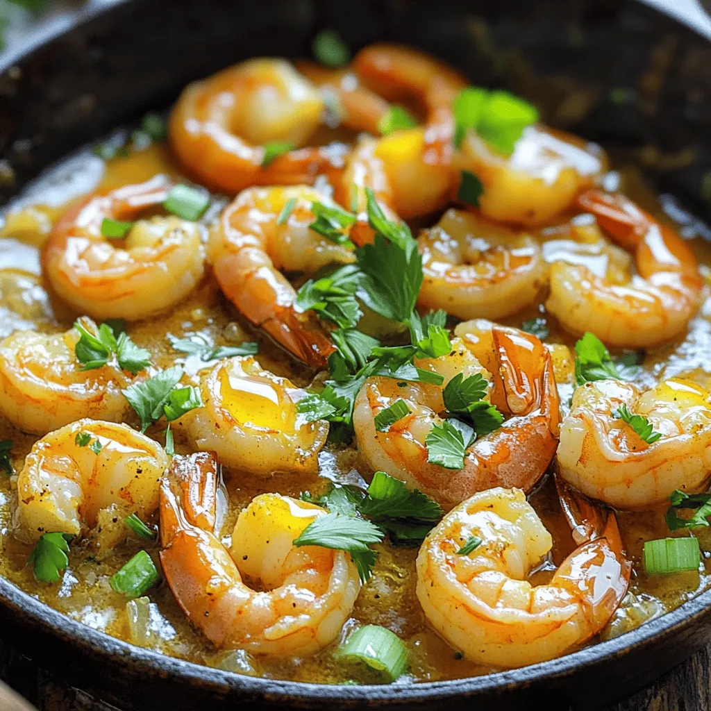 Honey Butter Garlic Shrimp Skillet Easy Dinner Delight