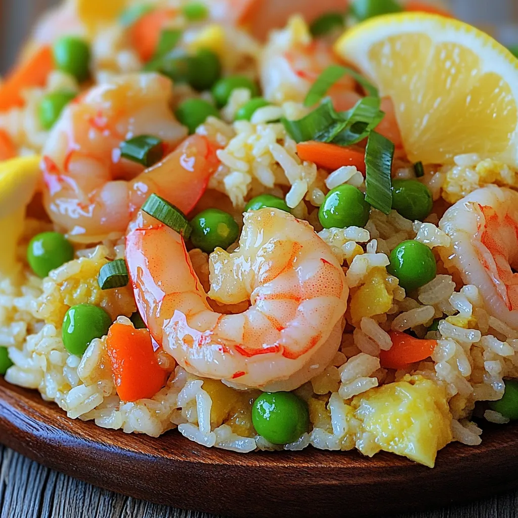 Honey Garlic Shrimp Fried Rice Tasty Dinner Recipe