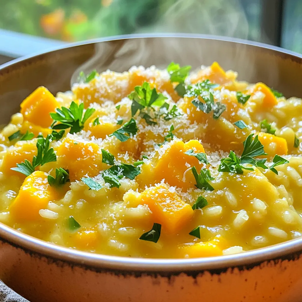 Slow Cooker Butternut Squash Risotto Creamy Delight