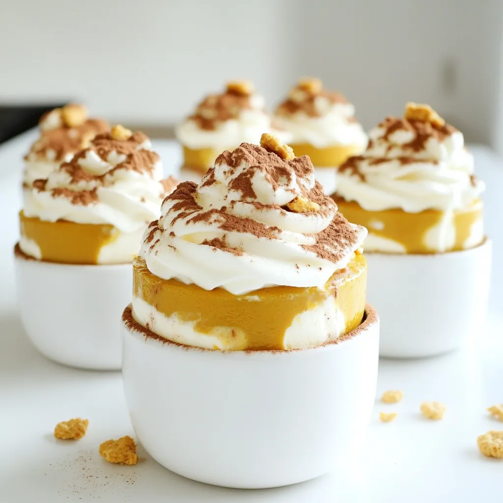 No Bake Pumpkin Tiramisu Cups Tasty and Easy Dessert