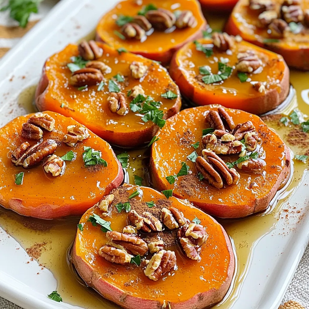 Maple Glazed Sweet Potato Rounds Flavorful Oven Treat
