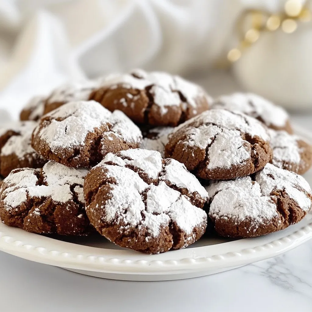 Gingerbread Crinkle Cookies Simple and Tasty Treat