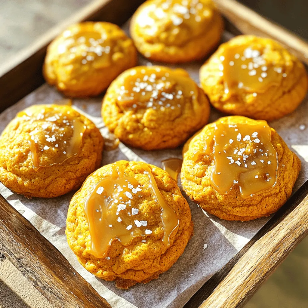 Salted Caramel Pumpkin Cookies Irresistible Fall Treat