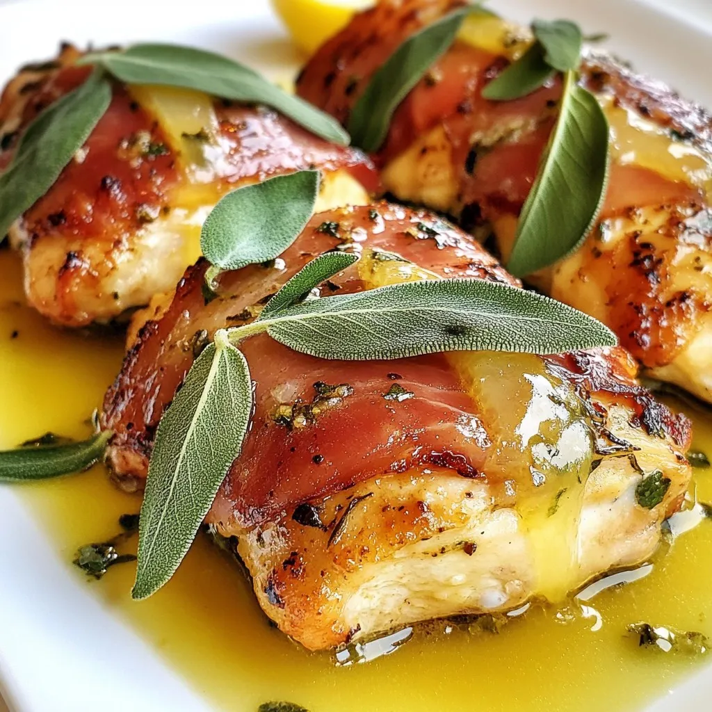 Italian Chicken Saltimbocca Flavorful Dinner Recipe