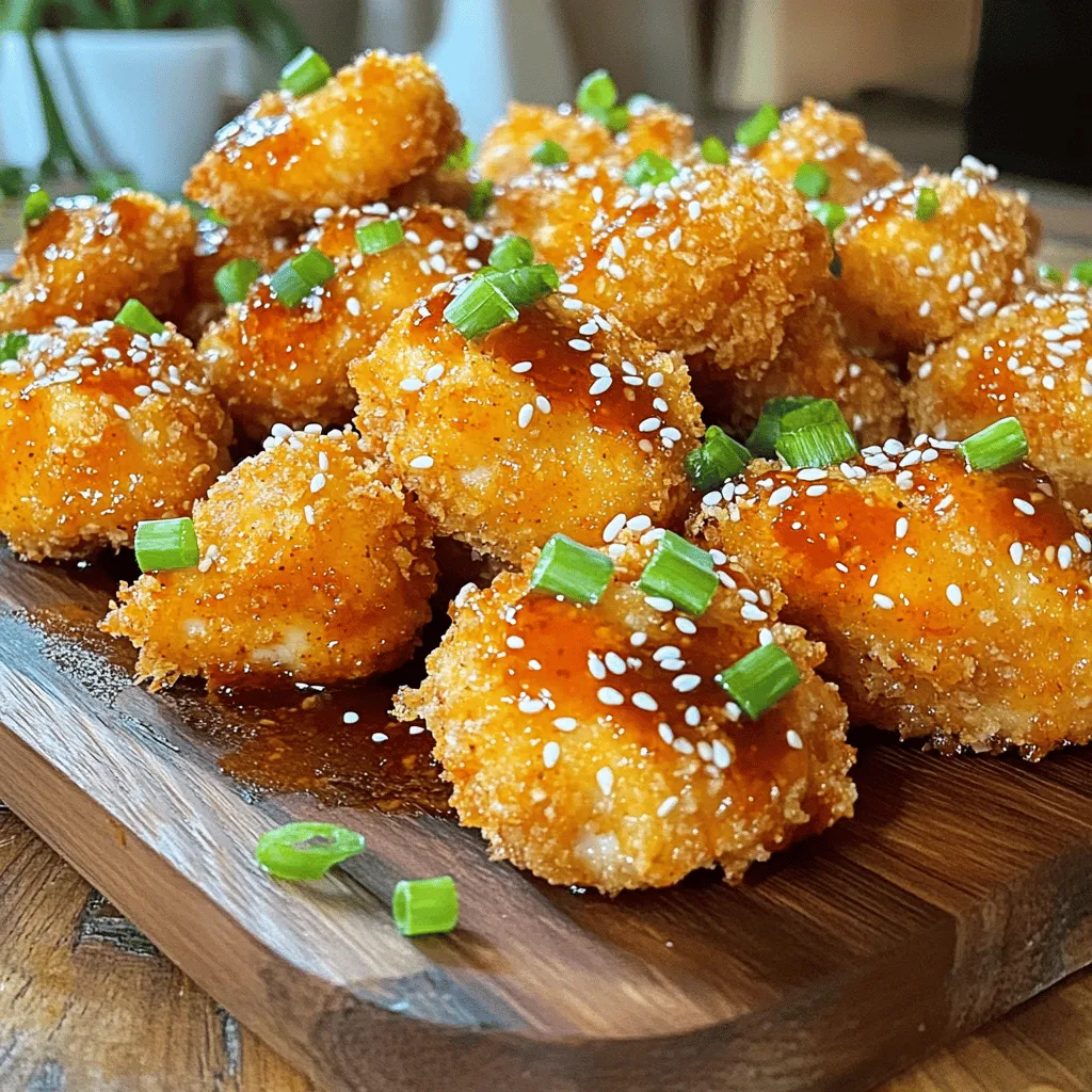 Sweet Chili Garlic Chicken Bites Flavorful Snack Idea